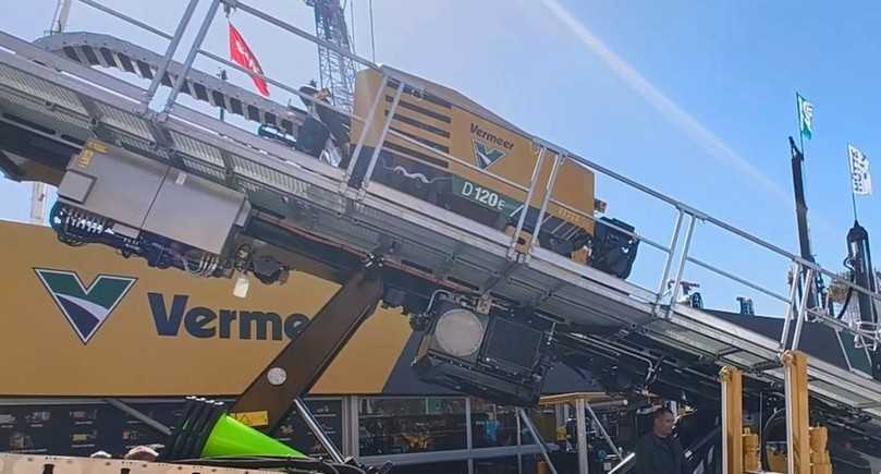 Vollelektrische Anlage von Vermeer, ausgestellt auf der Bauma | Foto: B_I/Valdix