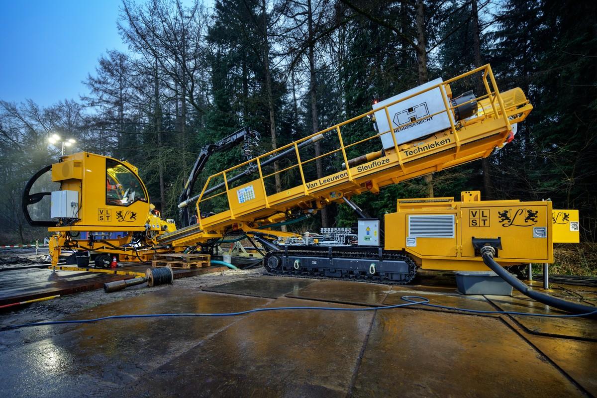 Ein Herrenknecht HDD-Rig in Gronau. | Foto: Herrenknecht AG