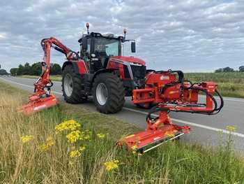 Mäher und Mulcher am langen Arm