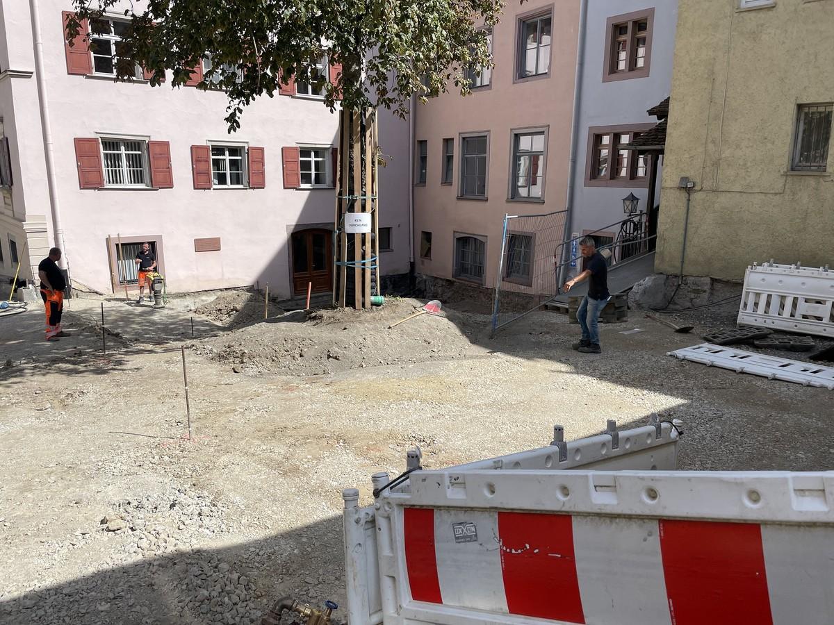 14 bestehende Bäume bleiben erhalten. Weitere kommen hinzu. | Foto: STORZ / Mahrholdt