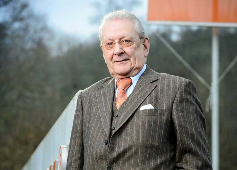 Hans Peter Stihl wurde in Berlin mit dem Deutschen Gründerpreis für sein Lebenswerk ausgezeichnet. | Foto: Andy Ridder