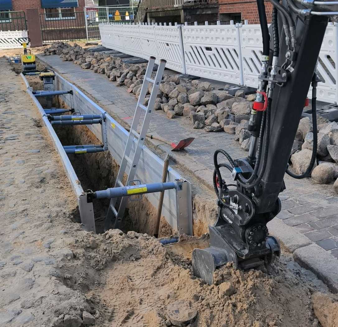 Leitungstiefbau Dithmarschen setzt auf elektrische Arbeitsgeräte