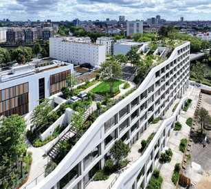 Pflanzen und Entwässerung für Berliner Bürokomplex AERA