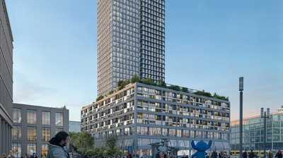 Alexanderplatz Berlin: Neues Hochhaus erhält fassadenintegrierte PV-Anlage