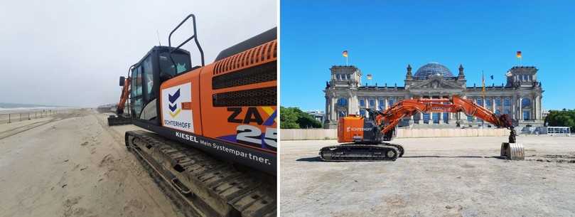 Im Vergleich zu fossilem Diesel punktet HVO mit einer Reduktion der CO2-Emissionen von bis zu 90 %. | Foto: Bauunternehmung Gebr. Echterhoff