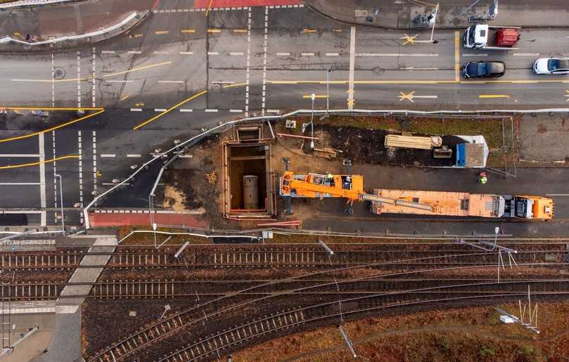 Unterqueren von Gleisen | Foto: SEDD