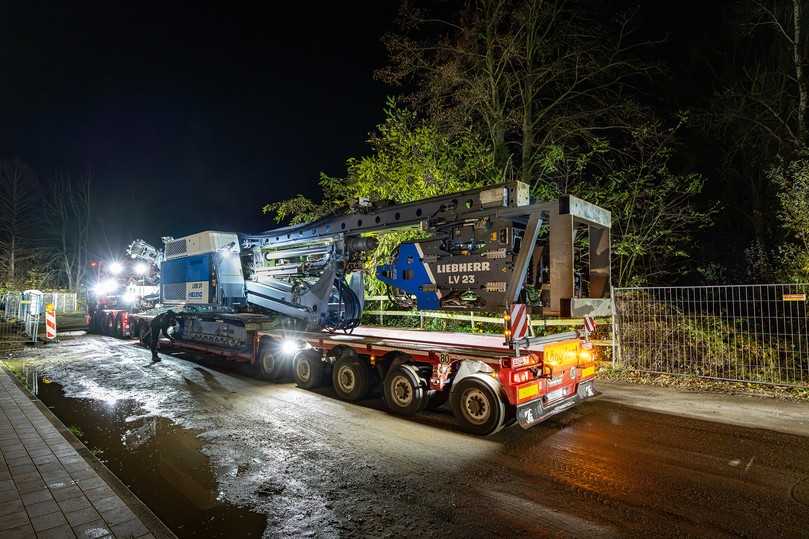 Die kompakte Baugröße des LRB 19 ermöglicht einen einfachen Transport ohne Schwerlastgenehmigung. | Foto: Liebherr