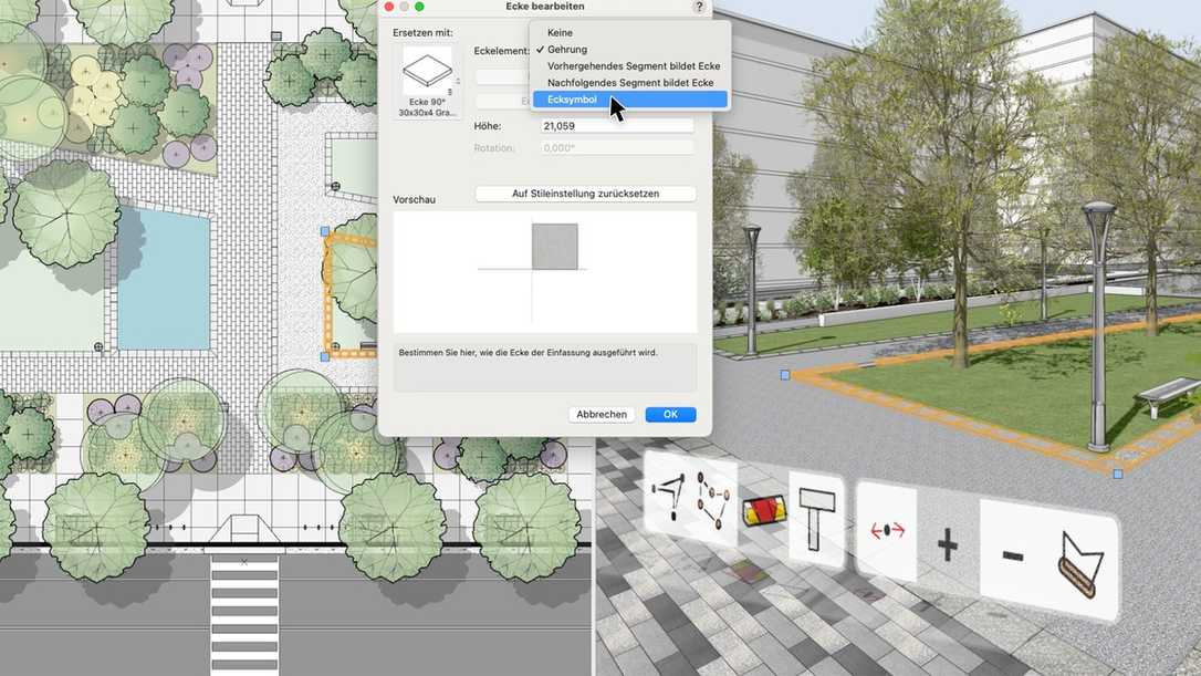 Vectorworks Landschaft 2025: Werkzeuge für Geländemodellierung, Bepflanzung & REB-Export Vectorworks Landschaft 2025: Werkzeuge für Geländemodellierung, Bepflanzung & REB-Export
