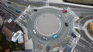 Dank Klebetechnik flutscht es schneller im neuen Kreisverkehr