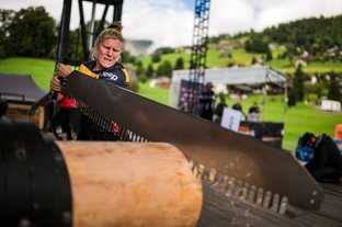 Kettensägen, Weltelite, Frauen-WM: Stihl Timbersports startet spektakulär