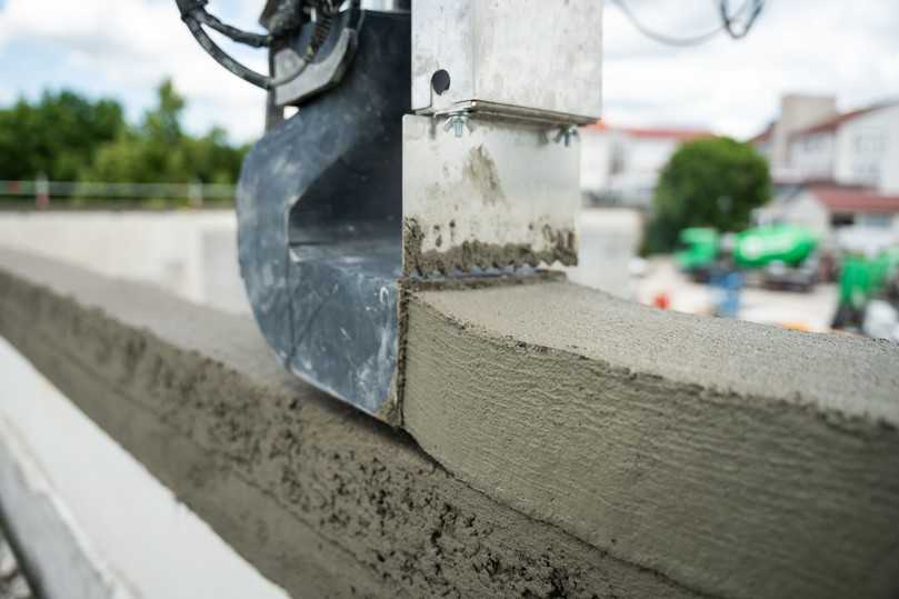 Der spezielle Transportbeton zeichnet sich durch hohe Pumpfähigkeit, Formstabilität und schnelle Festigkeitsentwicklung aus. | Foto: Heidelberg Materials