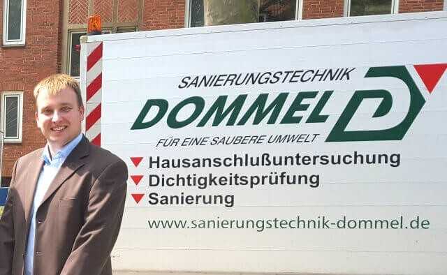 Benedikt Stentrup: "Zukünftige Leistungsträger sollte man am besten selbst ausbilden." | Foto: Uhrig Kanaltechnik