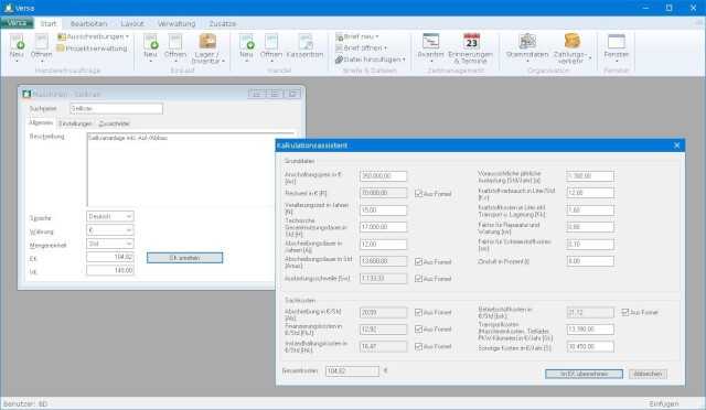 Mit der Sander & Doll Branchenlösung Versa alle Kosten im Blick behalten und flexibel anpassen