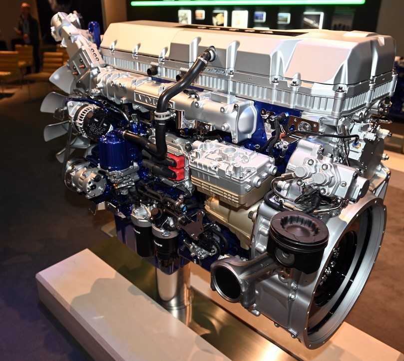 Der neue Sechszylinderdiesel D13 ist in fünf Leistungsstufen von 380 bis 560 PS verfügbar. | Foto: FH