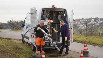 Boger kombiniert Elektro- und Pneumatikfräsen