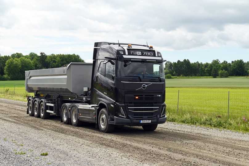 Volvo FH16 6x4-Kippsattel mit 780 PS. | Foto: Frank Hausmann Volvo FH16 6x4-Kippsattel mit 780 PS. | Foto: Frank Hausmann