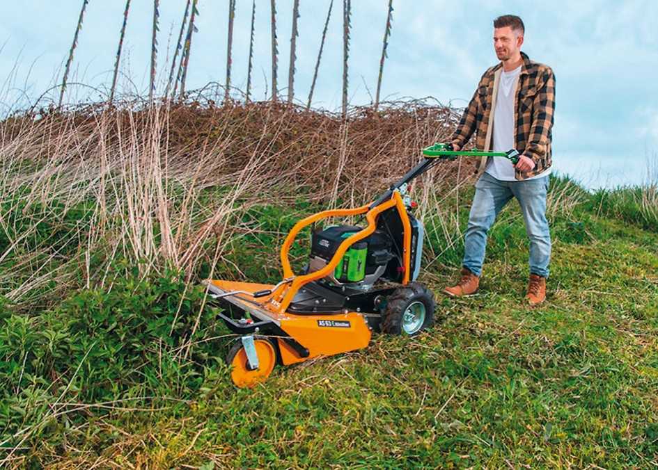 Akku-Technik zum Mähen, Mulchen, Wildkraut entfernen von AS-Motor