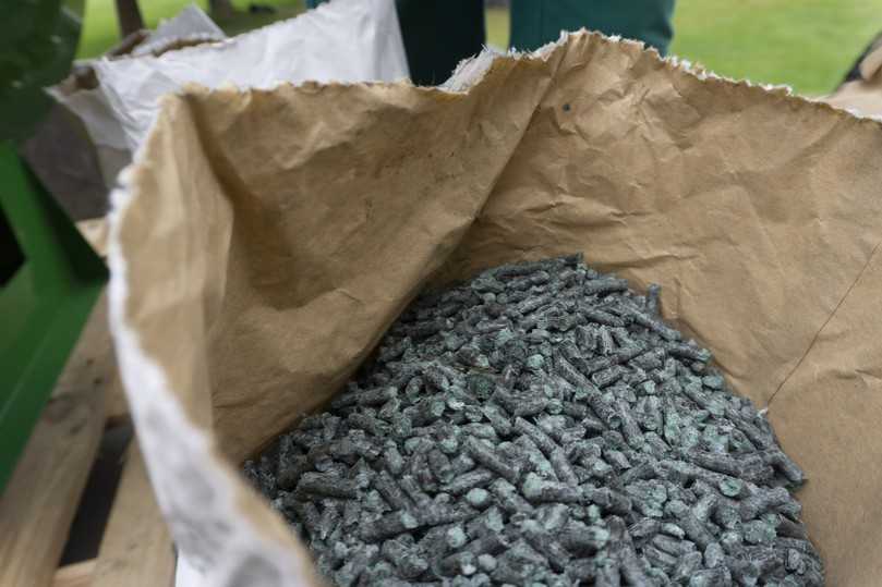 Die biozertifizierten Pellets beinhalten wichtige Grundkomponenten wie Mulch, Haftkleber, Dünger und Lebensmittelfarbe. | Foto: IGG Die biozertifizierten Pellets beinhalten wichtige Grundkomponenten wie Mulch, Haftkleber, Dünger und Lebensmittelfarbe. | Foto: IGG