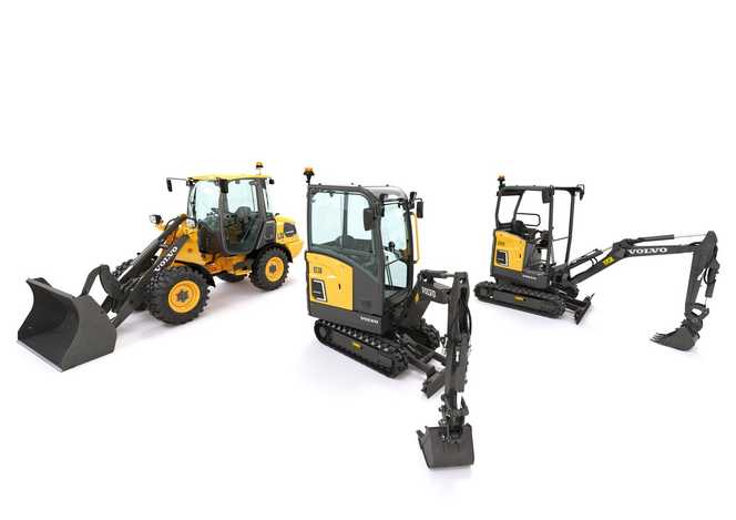 Volvo CE setzt bei kompakten Baumaschinen ganz auf Elektro