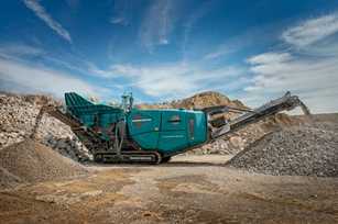 80-Tonnen-Powerscreen-Brecher als Highlight bei Christophel und Kölsch