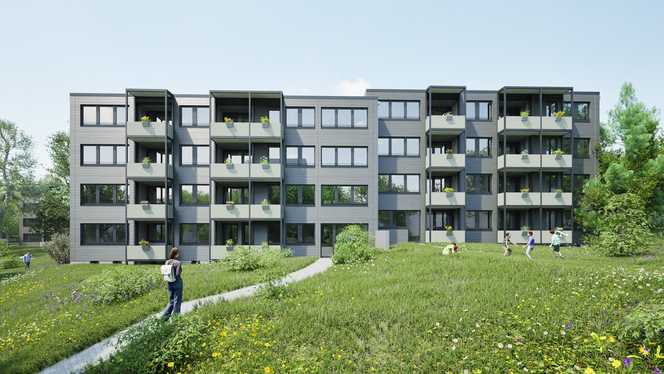 Genossenschaft modernisiert 192 Wohnungen in Hagen auf EH-55-Standard