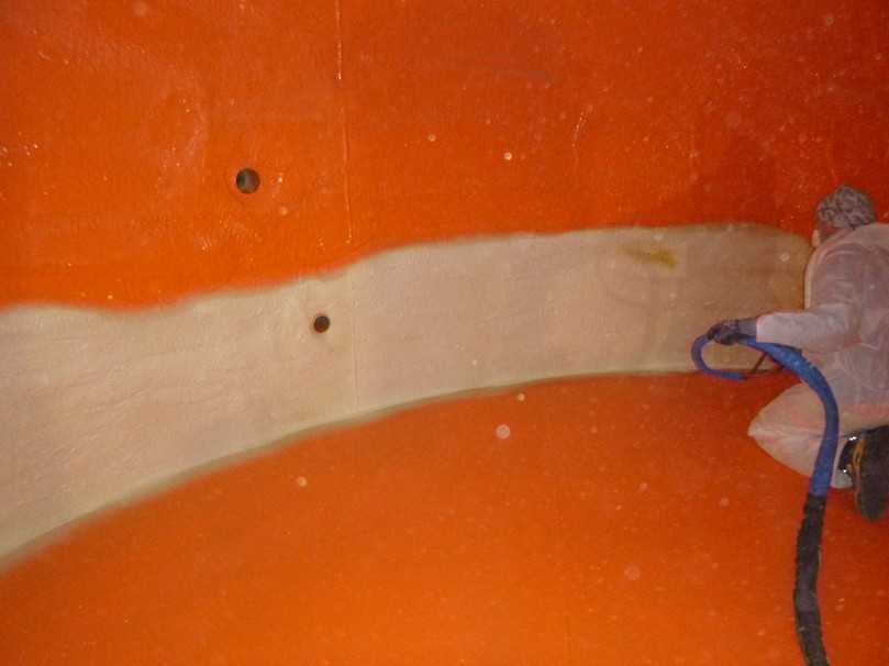 Beschichtung 3. Lage und Verbindung Abschnitt1 und Abschnitt 2 | Foto: Swietelsky-Faber Beschichtung 3. Lage und Verbindung Abschnitt1 und Abschnitt 2 | Foto: Swietelsky-Faber