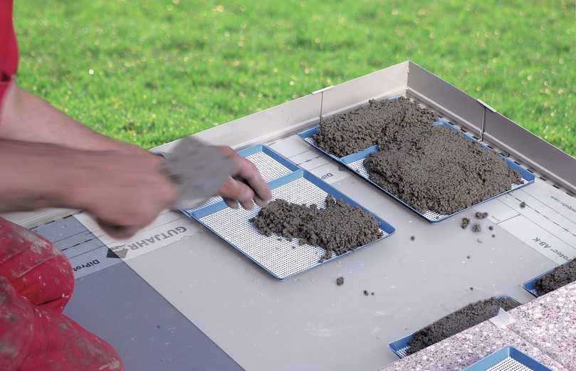 Toleranzen lassen sich beim Einsatz von Stelzlager-Systemen jedoch nicht oder nur schwer ausgleichen. | Foto: Gutjahr Toleranzen lassen sich beim Einsatz von Stelzlager-Systemen jedoch nicht oder nur schwer ausgleichen. | Foto: Gutjahr