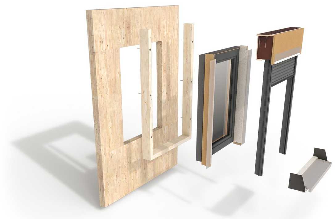 Holzbau: Baywa liefert vorgefertigtes Fenster-Bauelement für Massivholzwände Holzbau: Baywa liefert vorgefertigtes Fenster-Bauelement für Massivholzwände