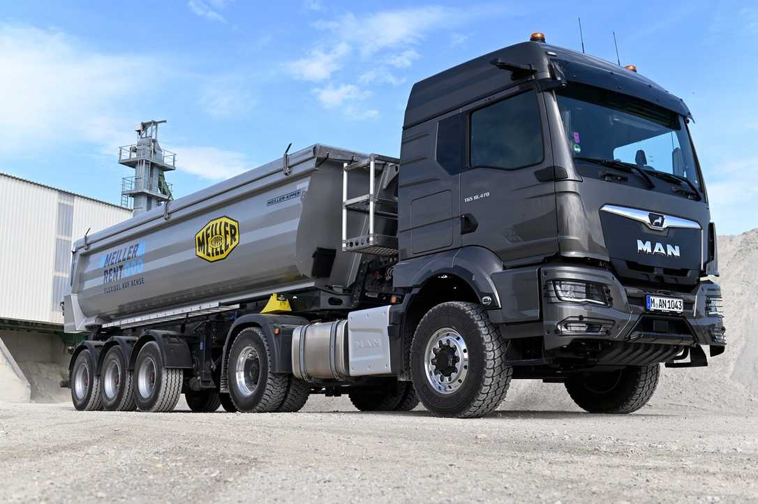 Sattelkipper MAN TGS Hydrodrive im Fahrtest Sattelkipper MAN TGS Hydrodrive im Fahrtest
