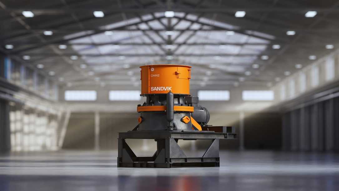 Deutschlandpremiere: Neuer Kegelbrecher CH442 von Sandvik