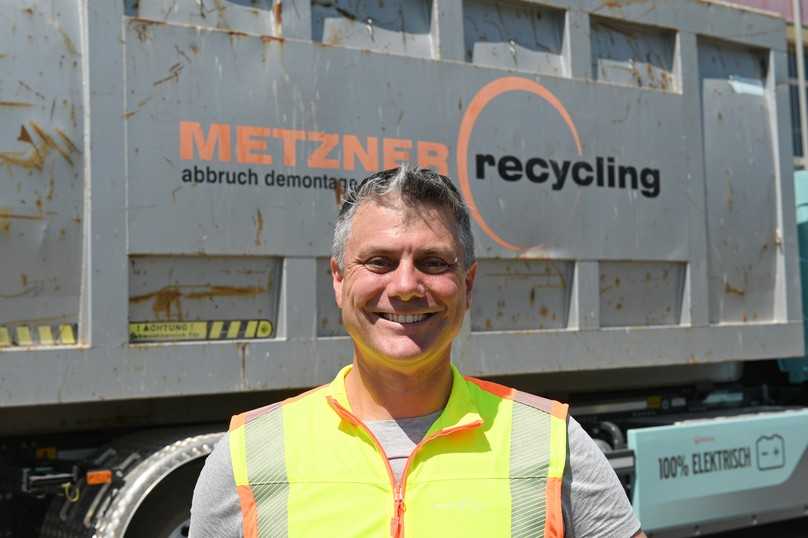 Michael Metzner, Geschäftsführer von Metzner Recycling übernimmt für Siemens den Rückbau am Standort Erlangen. | Foto: QUATEX
