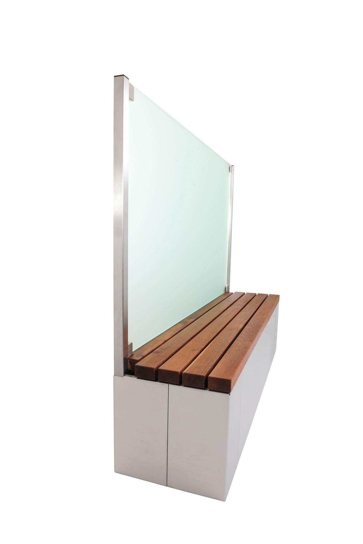 Alternativ zur Bepflanzung kann der Modular Ventus mit einer Sitzfläche aus Holz ausgestattet werden. | Foto: Richard Brink Alternativ zur Bepflanzung kann der Modular Ventus mit einer Sitzfläche aus Holz ausgestattet werden. | Foto: Richard Brink